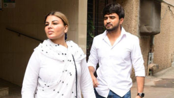 Rakhi Sawant reaches Cooper Hospital with husband Adil Khan
