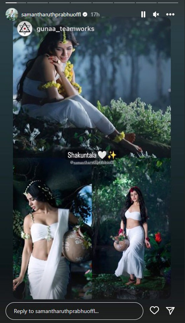 Samantha Ruth Prabhu drops stills from her film Shaakuntalam; leaves fans besotted
