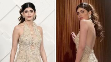 Sanjana Sanghi turned attention as she attended Beyonce’s concert in Dubai wearing an embroidered off-white backless gown