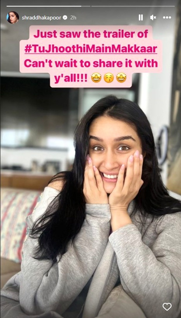 “What is difficult about love in 2023?” asks curious Shraddha Kapoor after watching the highly anticipated trailer of Tu Jhoothi Main Makkaar