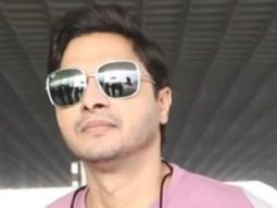 Shreyas Talpade greets paps as he gets snapped at the airport