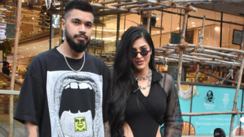 Shruti Haasan twins with boyfriend Santanu Hazarika in black outfit