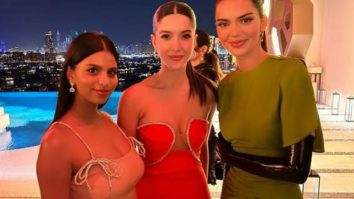 Suhana Khan and Shanaya Kapoor pose with supermodel Kendall Jenner in Dubai, see photo