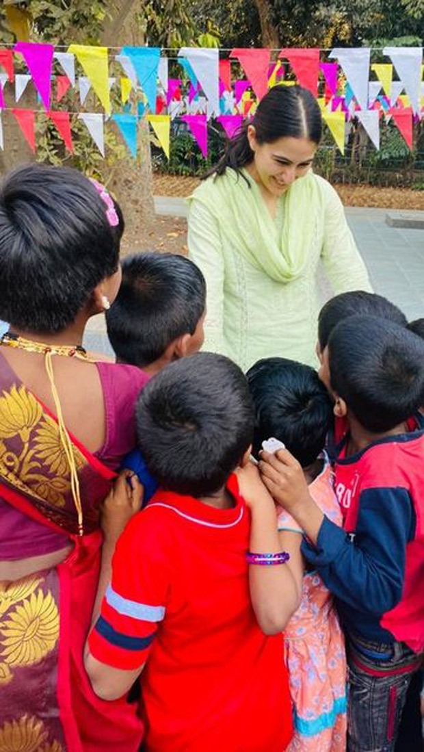 Sushant Singh Rajput birth anniversary: Sara Ali Khan spends the day with NGO kids, “I hope we’ve made you smile today” 