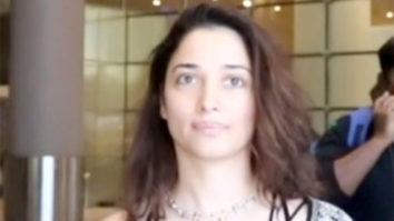 Tamannaah Bhatia flashes her cute smile for paps at the airport