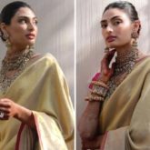 The gorgeous pink and gold saree in Athiya Shetty’s south Indian bridal trousseau will pave the way for fresh trends in fashion
