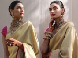 The gorgeous pink and gold saree in Athiya Shetty’s south Indian bridal trousseau will pave the way for fresh trends in fashion