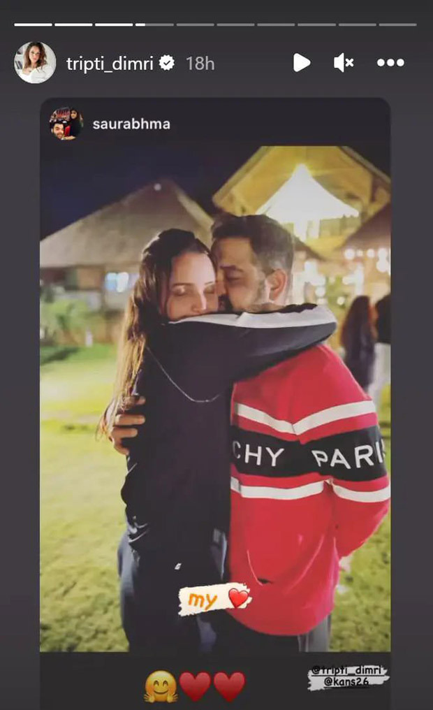 Triptii Dimri confirms relationship with Anushka Sharma's brother Karnesh Ssharma in a mushy photo on New Year 