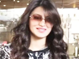 Urvashi Rautela poses for paps as she gets clicked at the airport