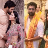 Vicky Kaushal and Katrina Kaif visit the famous Siddhivinayak Temple in Mumbai