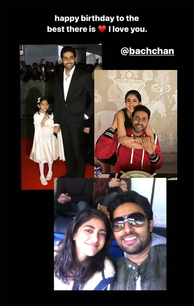 Abhishek Bachchan turns 47: Niece Navya Nanda shares throwback pics; friends Ajay Devgn, Sanjay Dutt, and more pen birthday wishes