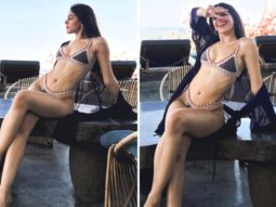 Alaya F’s stylish embroidered bikini is the ideal summertime outfit for clear blue sky
