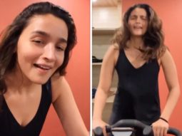 Alia Bhatt works out to ‘Tere Pyaar Mein’ song; supports Ranbir Kapoor and Shraddha Kapoor for Tu Jhoothi Main Makkaar, see video