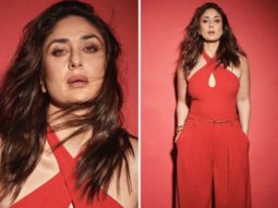 Kareena Kapoor Khan is picture-perfect in a red Michael Kors crisscross jumpsuit