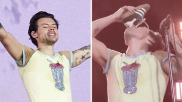 Harry Styles drinks from a shoe at his Australia concert as a part of tradition; watch video