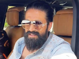 KGF star Yash waves at paps as he gets clicked in the city