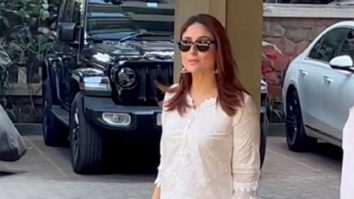 Kareena Kapoor Khan gets clicked in an all white salwar