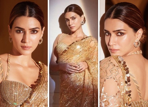 Kriti Sanon Turns Into The Ultimate Golden Girl At Sidharth And Kiaras Wedding Reception