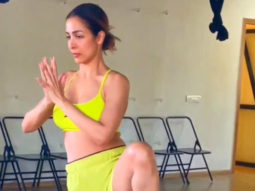 Malaika Arora elegantly performs a yoga pose