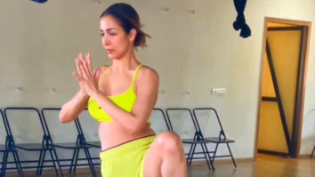 Malaika Arora elegantly performs a yoga pose