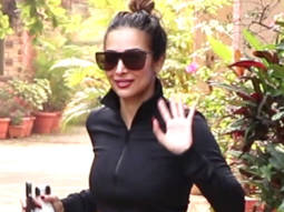 Malaika Arora greets paps on her way to the gym