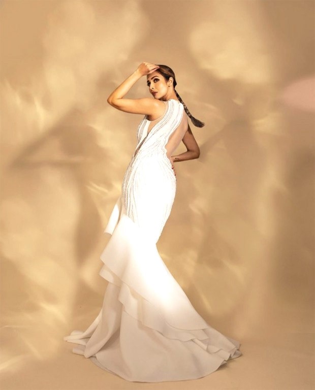 Malaika Arora makes jaws drop in stunning white structured gown by ace designer Gaurav Gupta