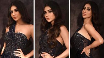Mouni Roy’s black sequin gown by Dolly J, transported us to the disco era