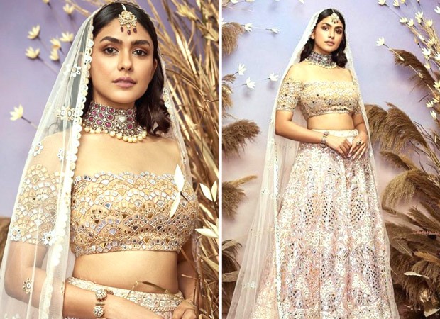 Mrunal Thakur looked like a princess as she walked the runway in an  exquisite lehenga with mirror work for the Abu Jani Sandeep Khosla Fashion  Show : Bollywood News - Bollywood Hungama