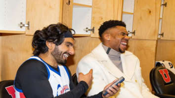 NBA legends Dwyane Wade and Giannis Antetokounmpo appreciate Ranveer Singh at All-Star Celebrity Game