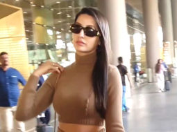 Nora Fatehi gives boss lady vibes in a beige outfit