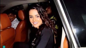 Priyanka Choudhary looks pretty in a black outfit as she gets clicked  by paps