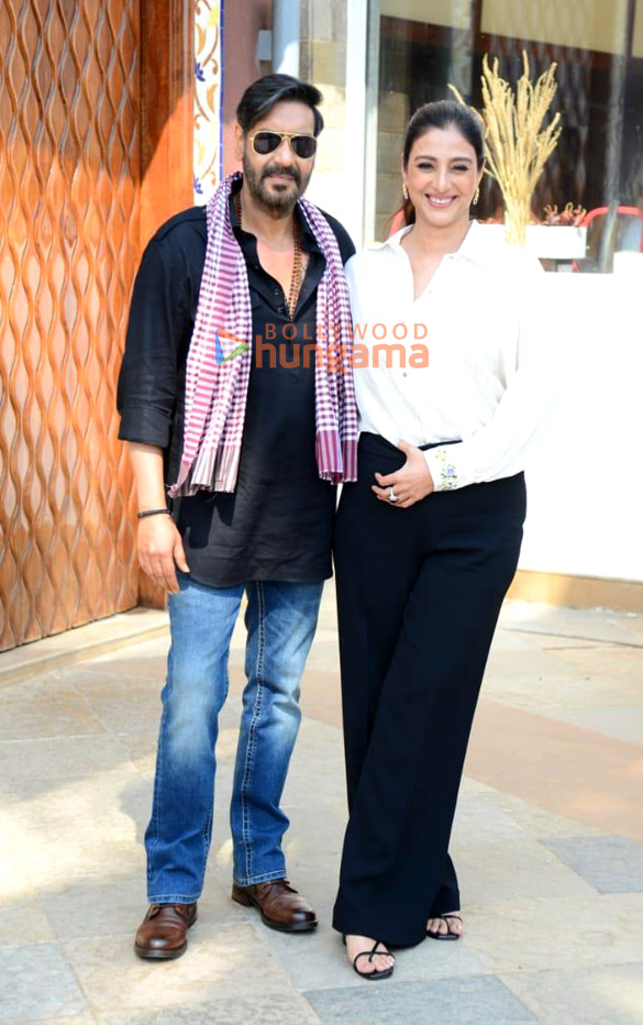 Photos: Ajay Devgn and Tabu spotted promoting their film Bholaa Photos: Ajay Devgn and Tabu spotted promoting their film Bholaa