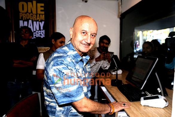 Photos: Anupam Kher snapped at PVR ECX for Shiv Shastri Balboa promotions