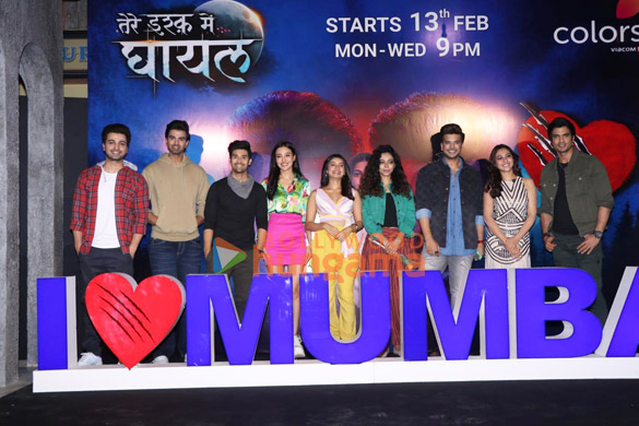 photos karan kundrra gashmeer mahajani and reem sameer shaikh snapped on the sets of tere ishq mein ghayal in film city 4