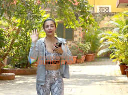 Photos: Malaika Arora snapped outside Diva Yoga in Bandra