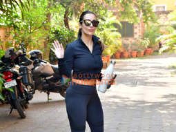 Photos: Malaika Arora spotted outside Diva Yoga in Bandra