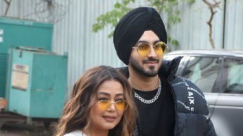 Photos: Neha Kakkar and Rohanpreet Singh spotted at Film City