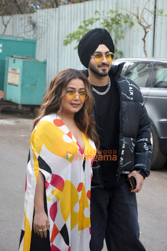 Photos: Neha Kakkar and Rohanpreet Singh spotted at Film City | Parties & Events