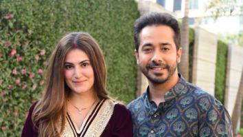 Photos: Newly weds Abhishek Pathak and Shivaleeka Oberoi snapped outside their new residence in Andheri
