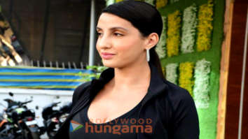 Photos: Nora Fatehi snapped at a dance class in Andheri