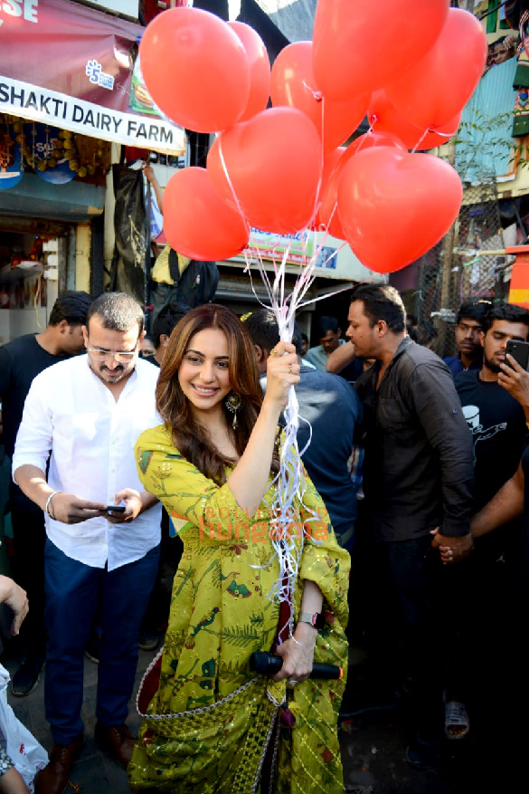 Photos: Rakul Preet Singh snapped promoting her film Chhatriwali Photos: Rakul Preet Singh snapped promoting her film Chhatriwali