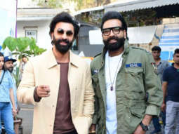Photos: Ranbir Kapoor, Shraddha Kapoor and Anubhav Singh Bassi snapped promoting Tu Jhoothi Main Makkaar on the sets of The Kapil Sharma Show