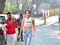 Photos: Sara Ali Khan spotted post her workout