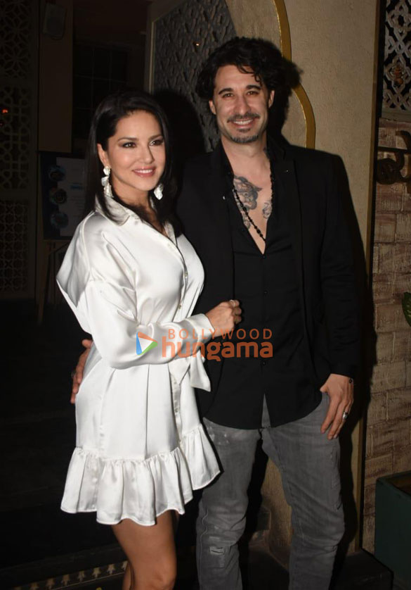 Photos: Sunny Leone and Daniel Weber snapped on a dinner date on Valentine’s Day