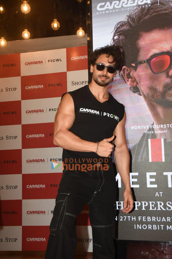 photos tiger shroff graces the launch of carrera x prowl eyewear collection 3