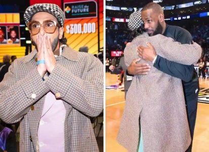 Wannabe' Ranveer Singh turns rapper in NBA locker room, fan writes 'never  let him rap again'. Watch - India Today