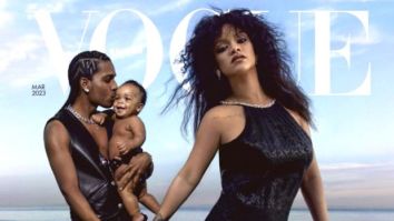 Rihanna slayed her style game once again in sultry Chanel dress as she poses with son and A$AP Rocky in adorable photoshoot for Vogue