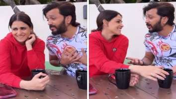 Riteish Deshmukh hops on Tere Pyaar Mein trend; Genelia D’Souza’s reaction leaves internet chuckling, watch