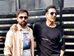 ‘Selfiee’ stars Akshay Kumar & Emraan Hashmi pose for paps sporting casuals