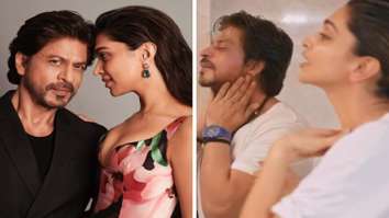 Watch Shah Rukh Khan getting ready with Deepika Padukone for Pathaan conference in THIS fun video 